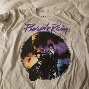 Prince Purple Rain short sleeve t shirt NWT